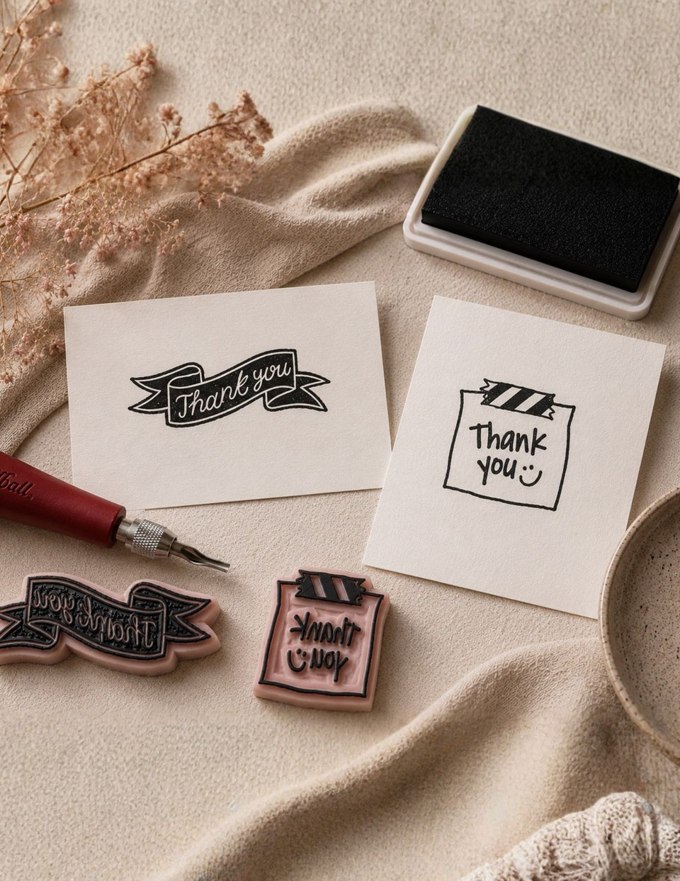 Rubber Stamp Carving-Lino Cut Notes 
