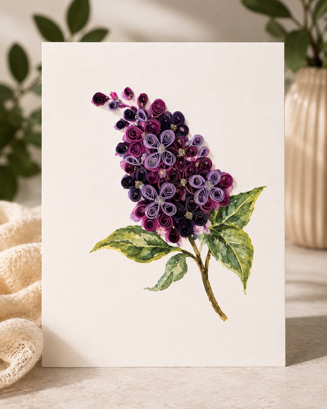 Bremer Paper Quilling Lilacs