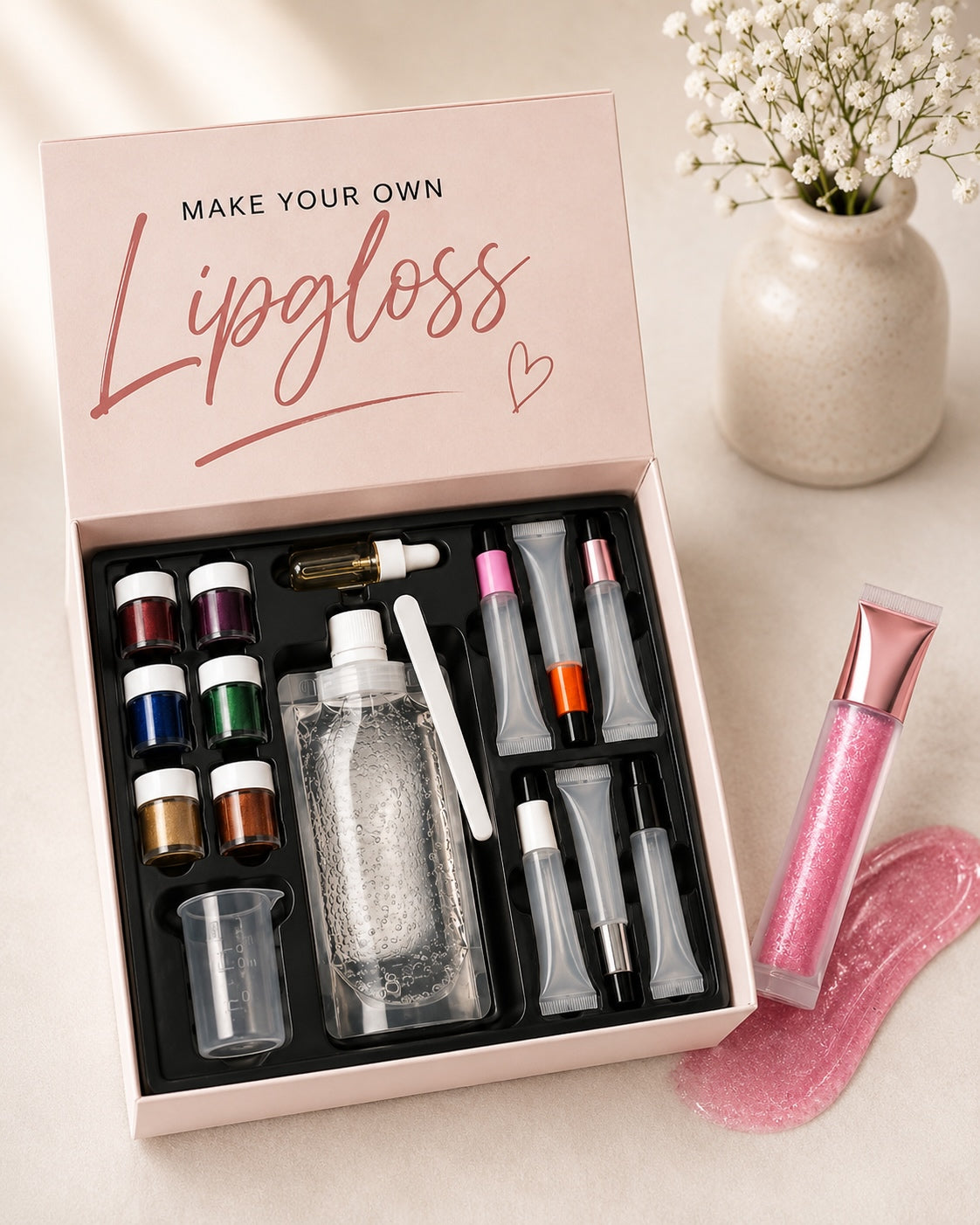 Lealaogata Make Your Own Lipgloss | Kit | KS