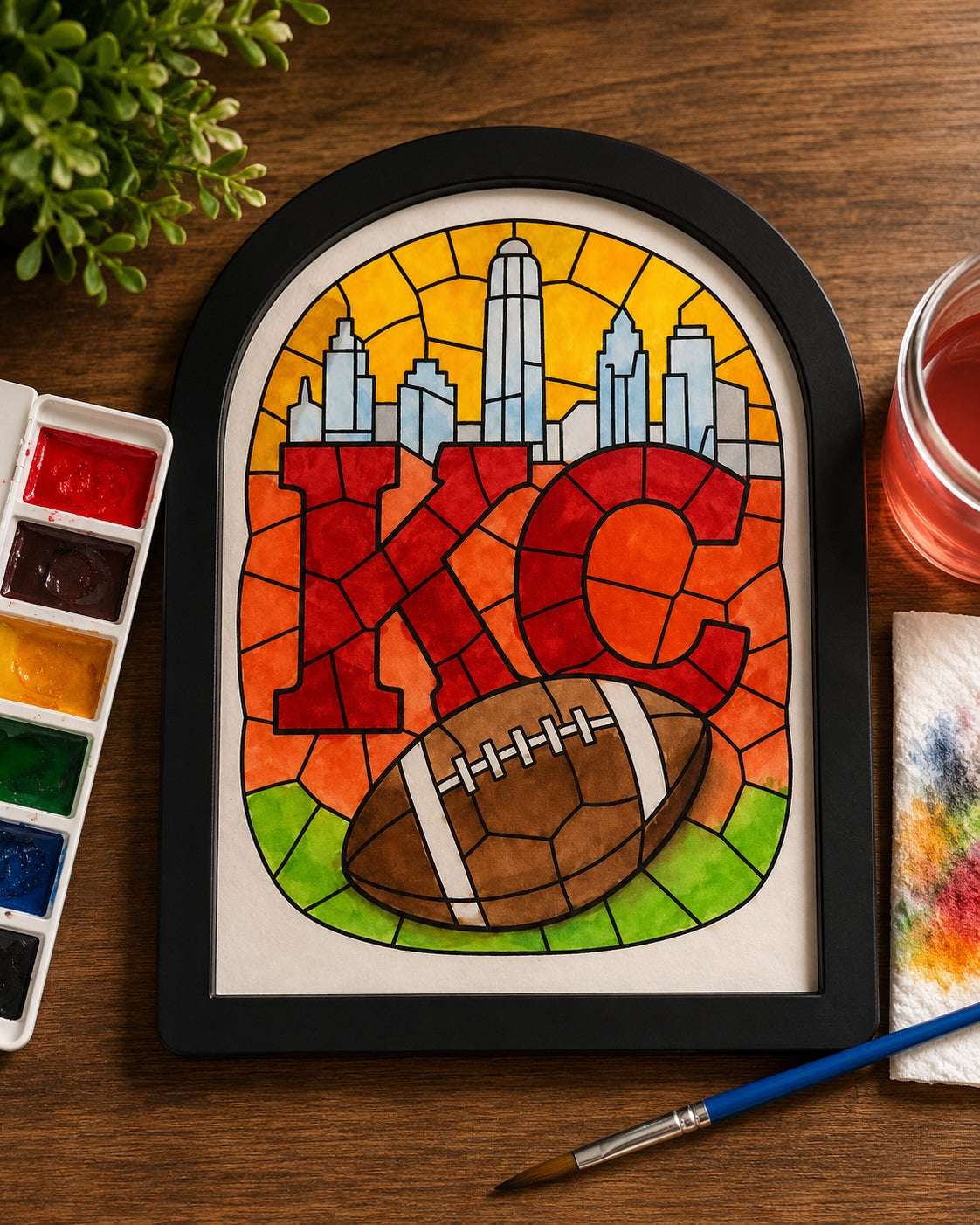 Perry KC Stained Glass Painting | Kit | KS