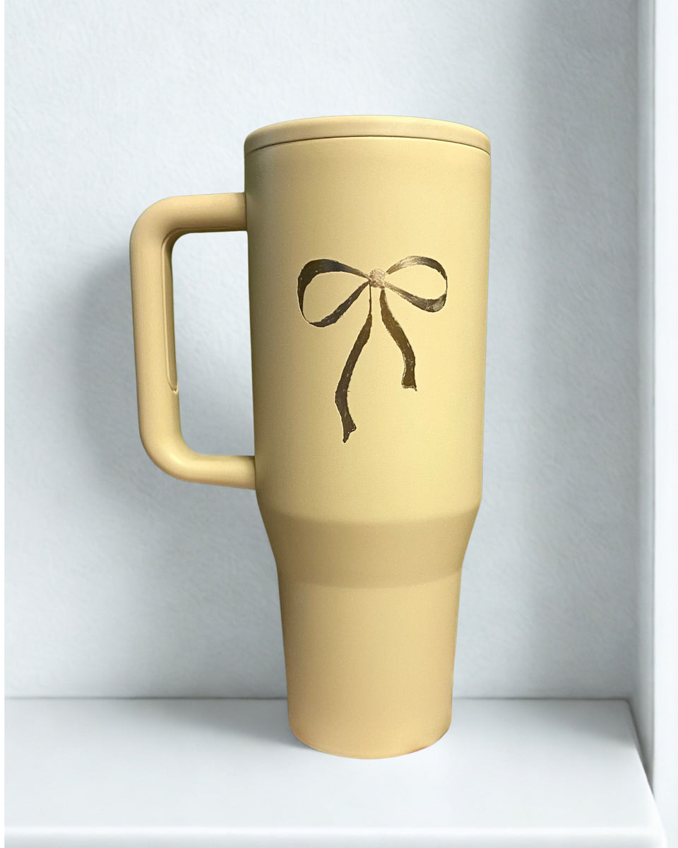 Etching on Stainless Steel Tumbler