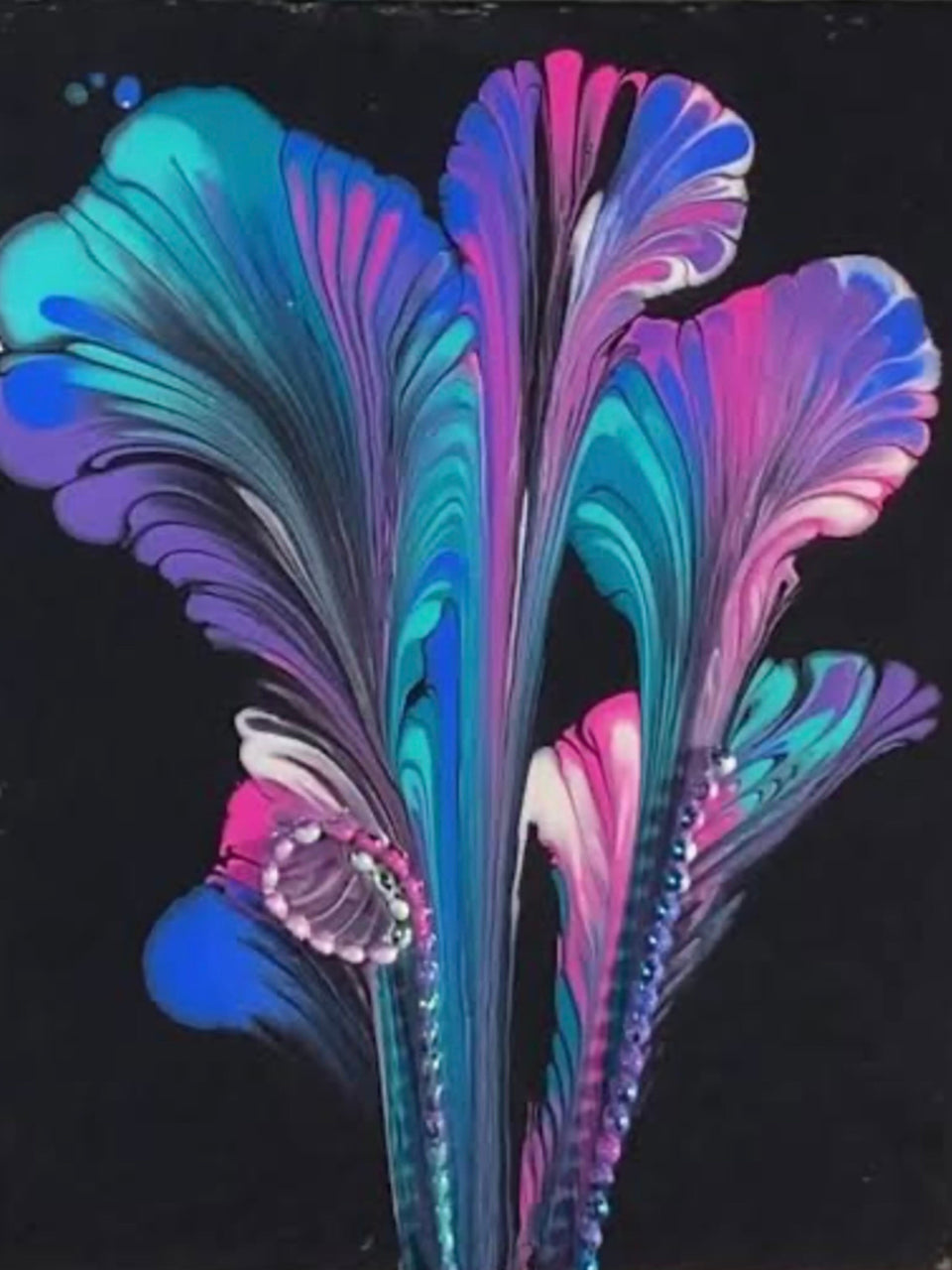 Painting Flowers with Beads