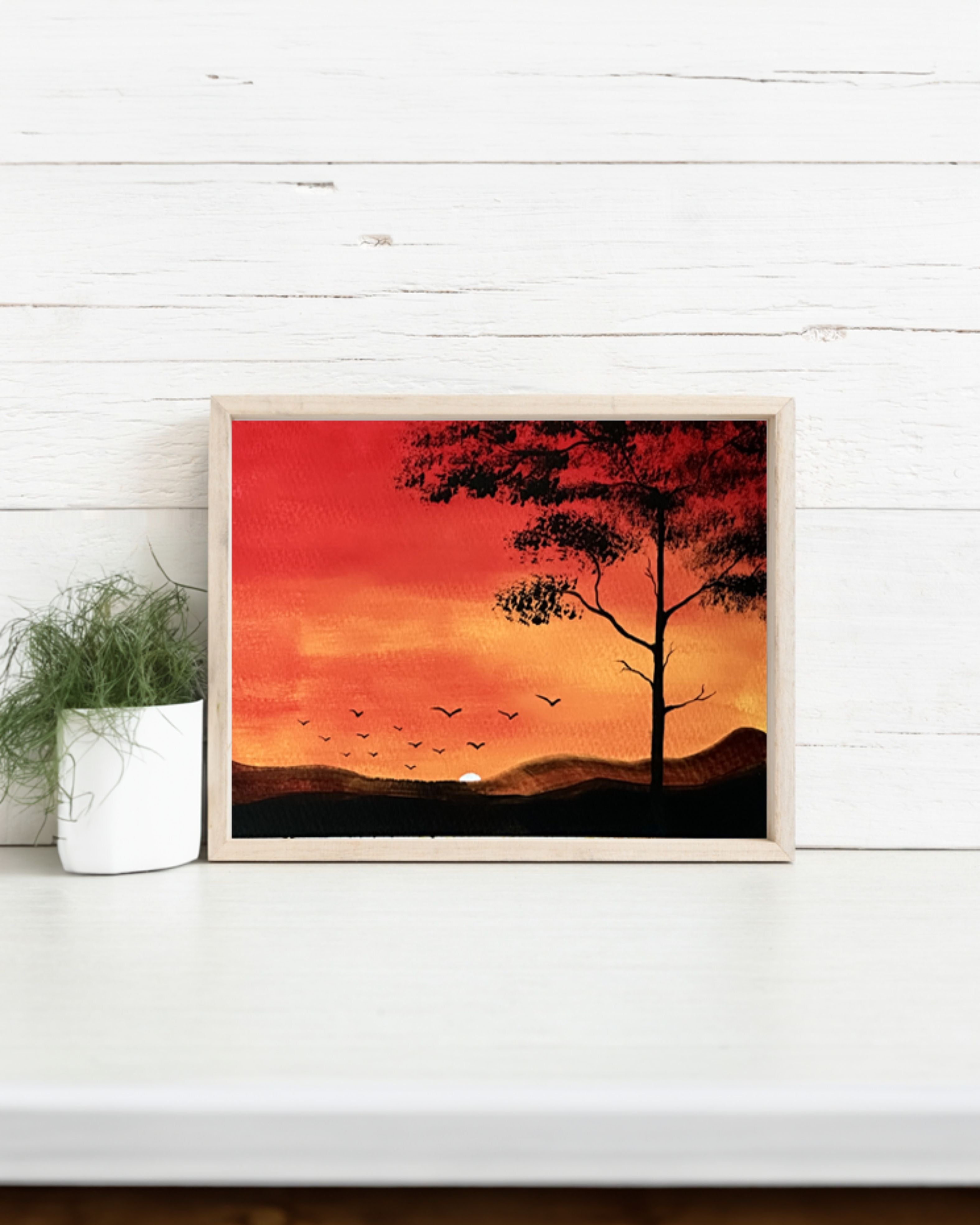 White Night Sky  Painting | Kit | UT