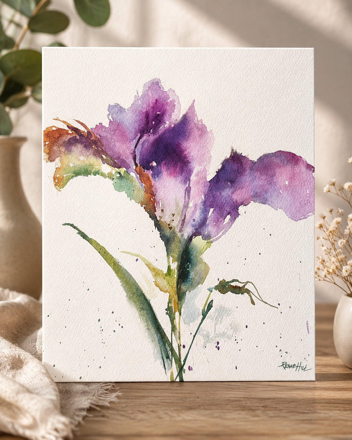 Hill Purple Iris Watercolor | Kit | STG27