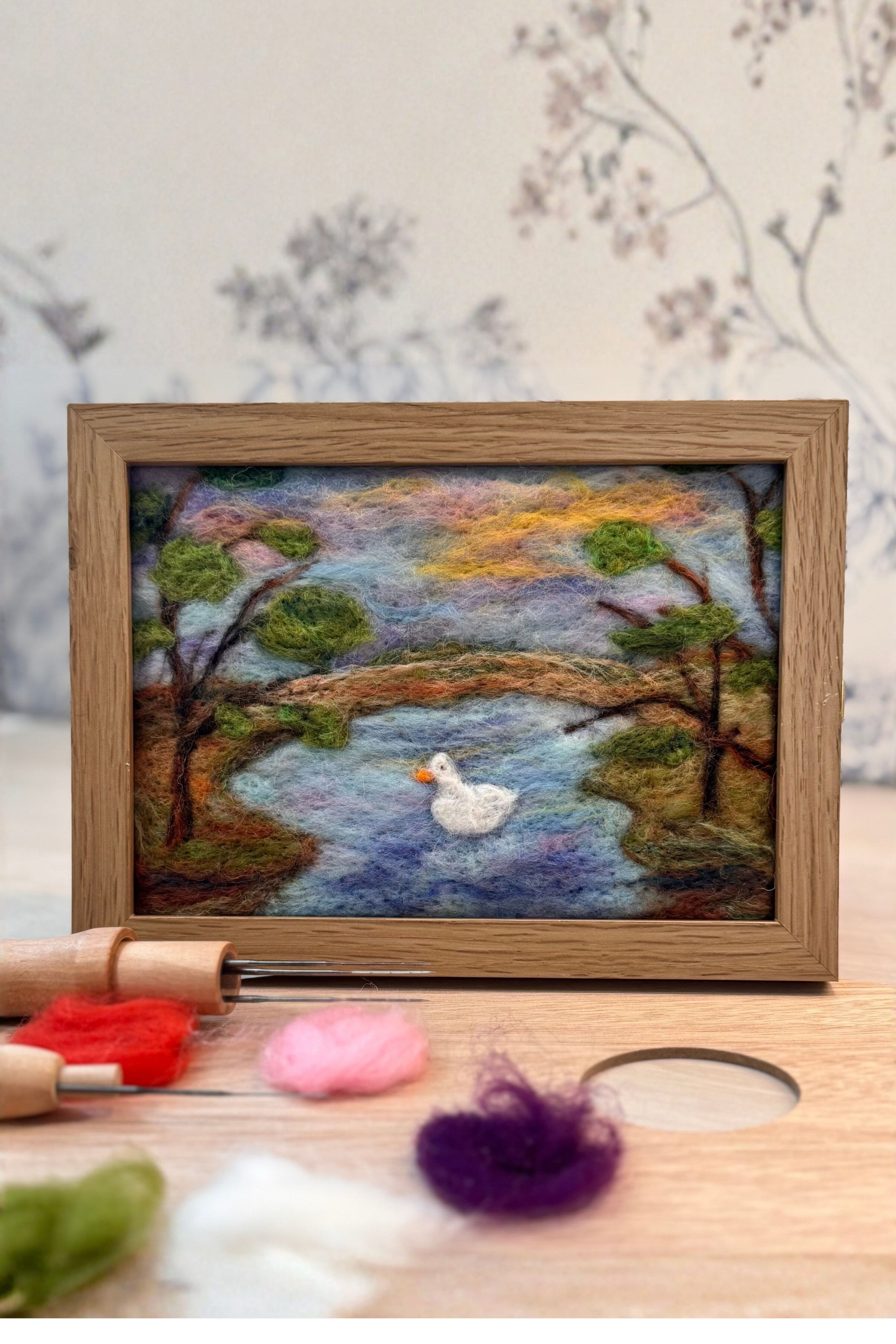 Anderson Happy Little Pond Wool Painting | Kit | CO