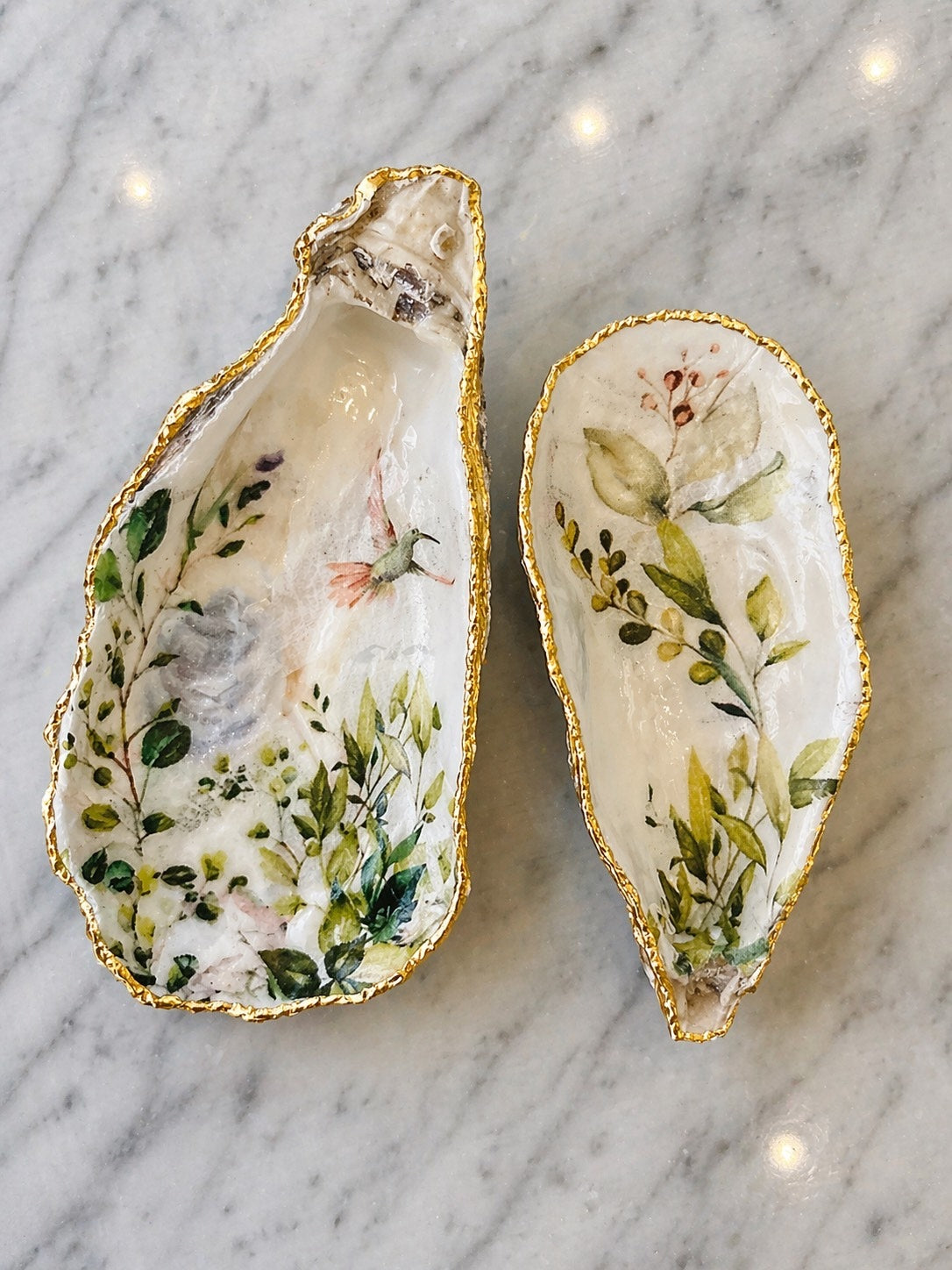 Mendez Gold Eagle Oyster Shell Dish | Kit | TX
