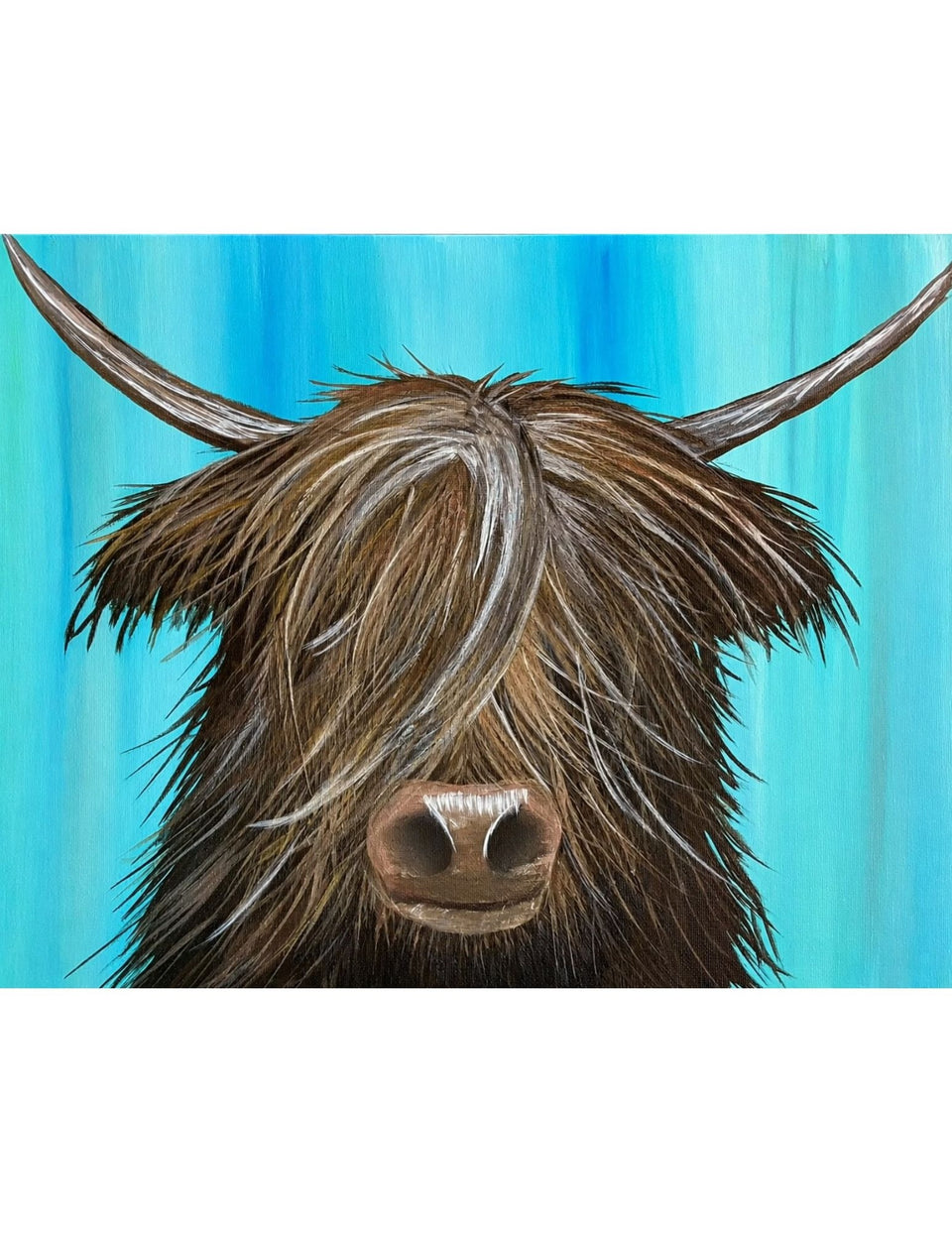 Highland Cow Painting
