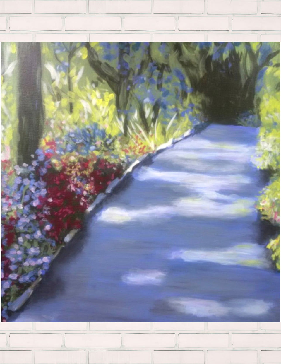 Wooden Path Painting