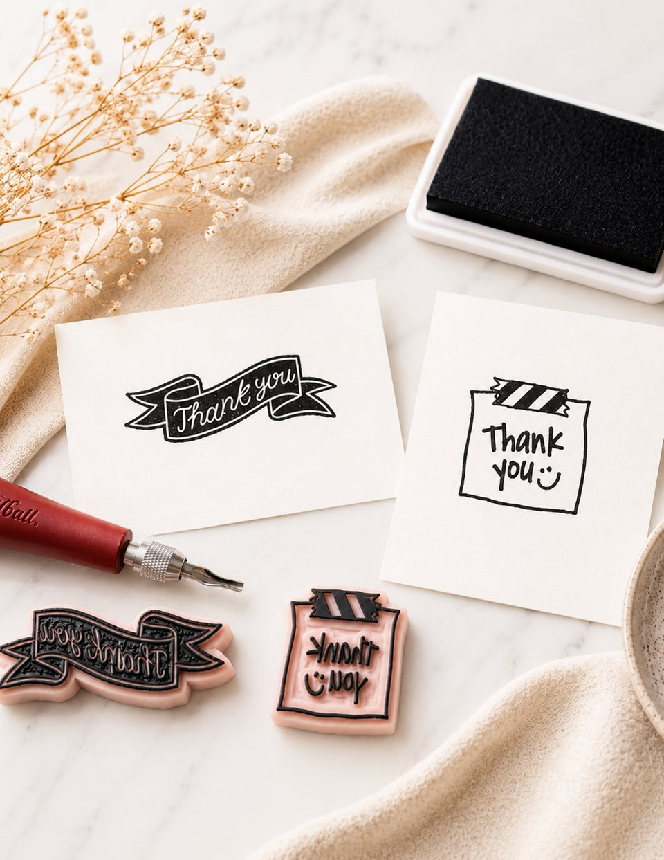 Rubber Stamp Carving-Lino Cut Notes 