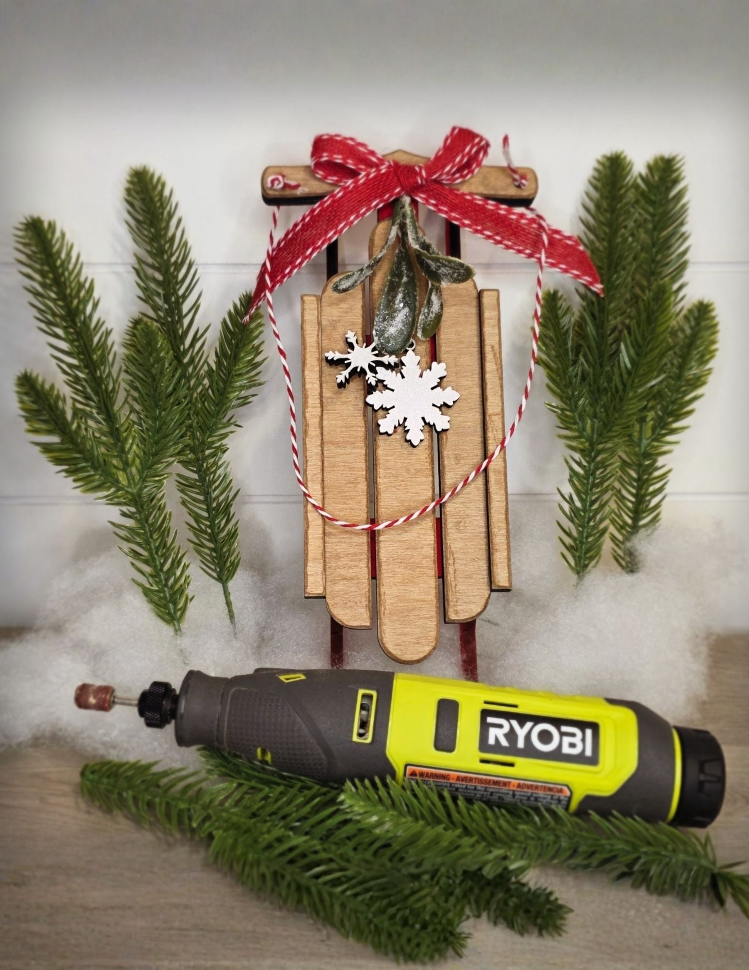 Weikel Wood Shaping Decorative Sled | Kit | UT