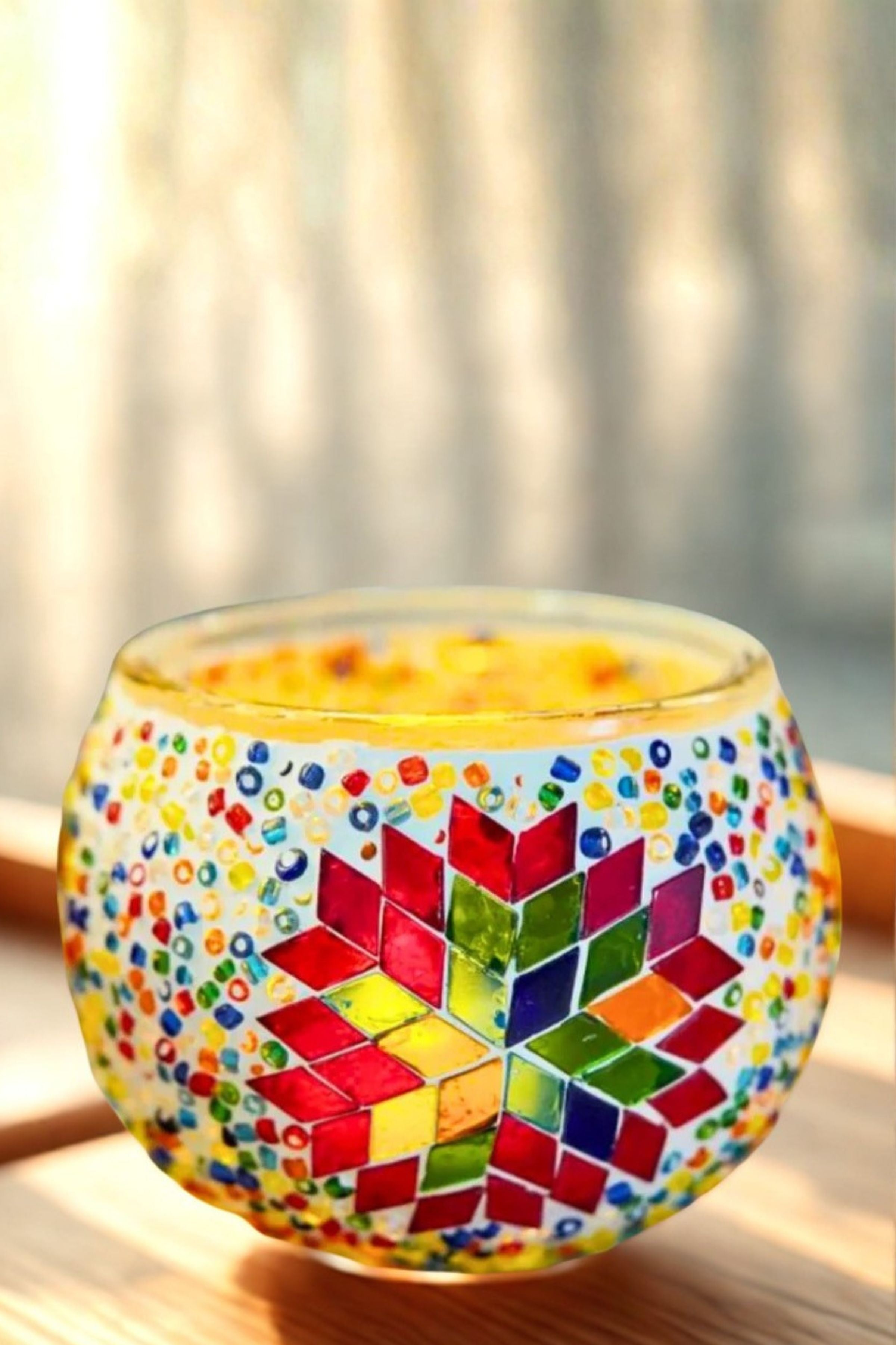 Yigit Mosaic Candle Holder | Kit | TX