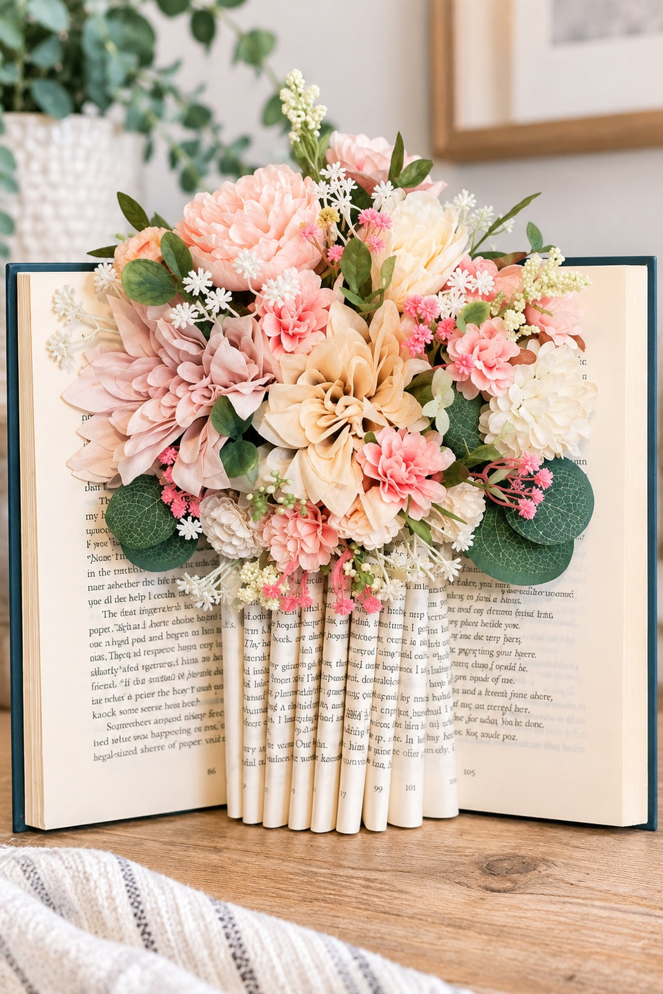 Floral Book Bouquet