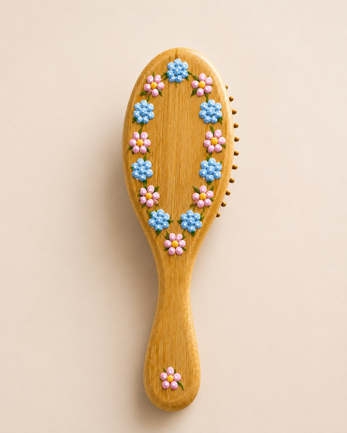 Seelos Hand-Painted Floral Hairbrush | Kit | UT